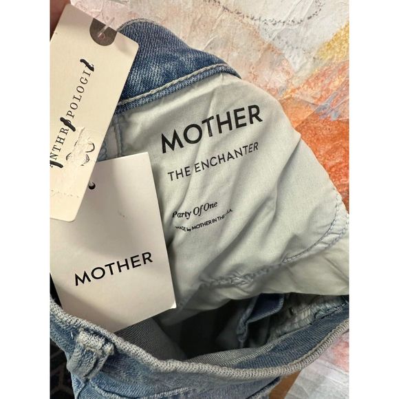 Anthropologie MOTHER The Enchanter High-Rise Wide-Leg Jeans Size 25 - Picture 8 of 9